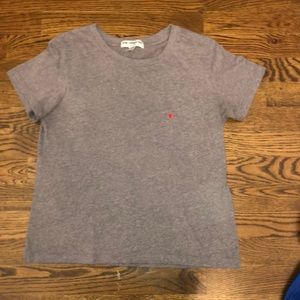 SUB_URBAN RIOT Gray Heart Shirt